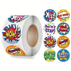 500pcs Motivational Reward Stickers for School Teacher Student