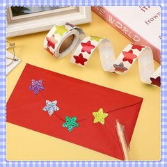 500pcs Star Stickers 2 Rainbow Star Stickers for Reward Charts