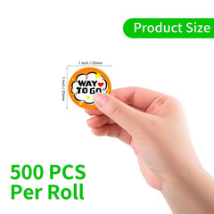 500pcs Motivational Animal Reward Stickers