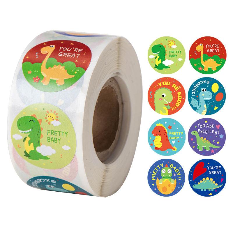 500pcs Animal Motivational Stickers for Students Teacher Reward School Supplies