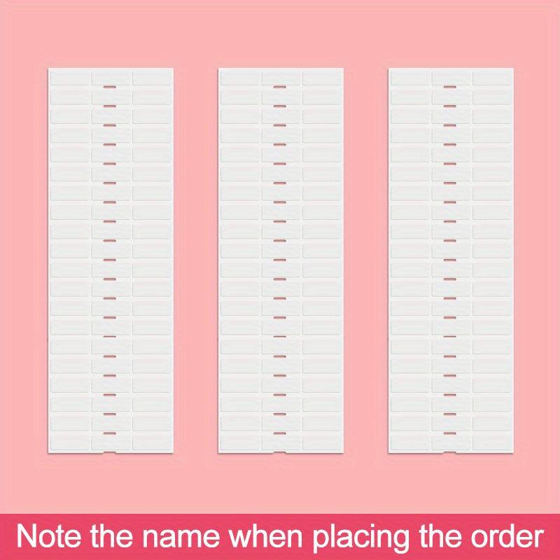 30 Custom Waterproof Name Stickers 3x1 Medium Size Personalized First Name Label