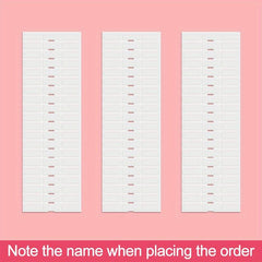 30 Custom Waterproof Name Stickers 3x1 Medium Size Personalized First Name Label