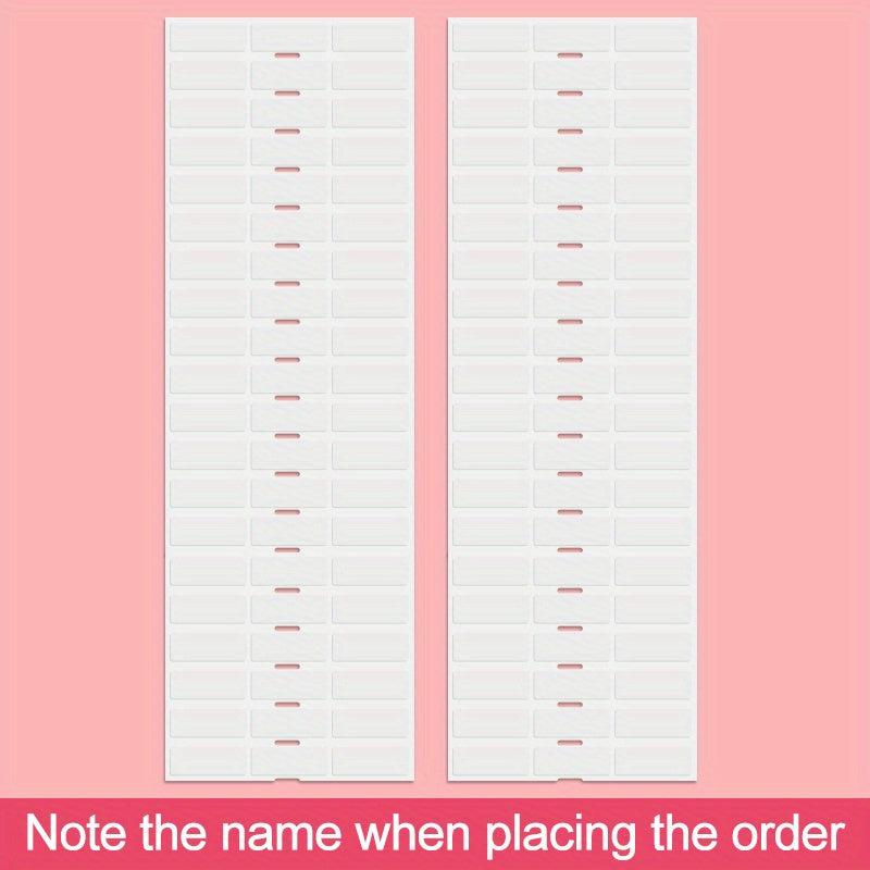 30 Custom Waterproof Name Stickers 3x1 Medium Size Personalized First Name Label
