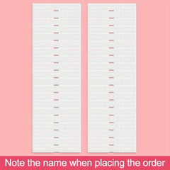 30 Custom Waterproof Name Stickers 3x1 Medium Size Personalized First Name Label