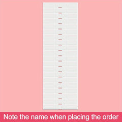 30 Custom Waterproof Name Stickers 3x1 Medium Size Personalized First Name Label