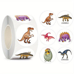 500pcs Dinosaur Pattern Stickers School Teacher Supplies