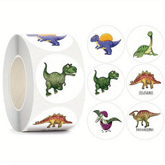 500pcs Dinosaur Pattern Stickers School Teacher Supplies