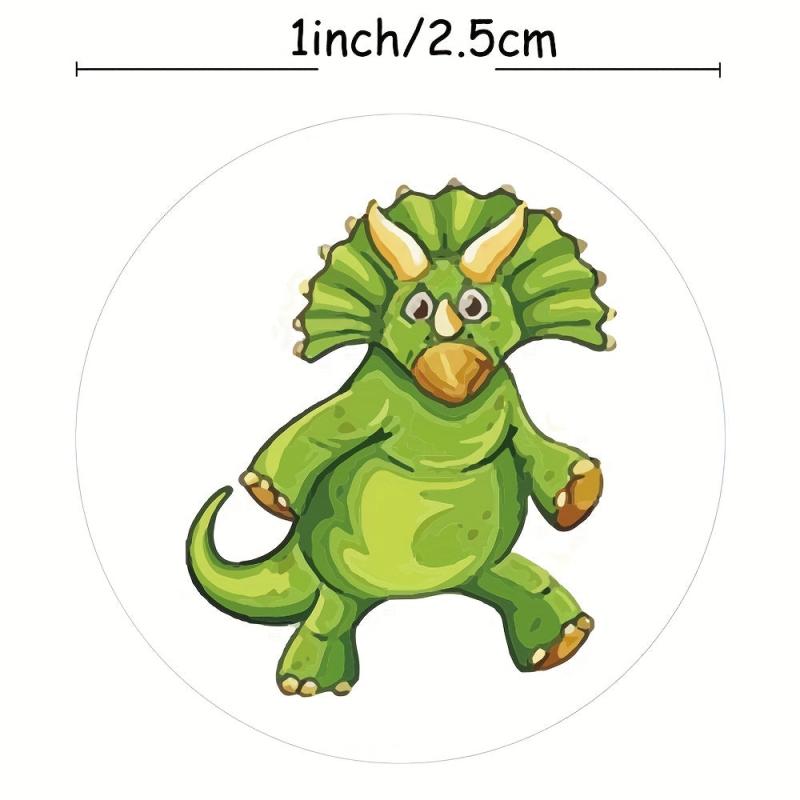500pcs Dinosaur Pattern Stickers School Teacher Supplies