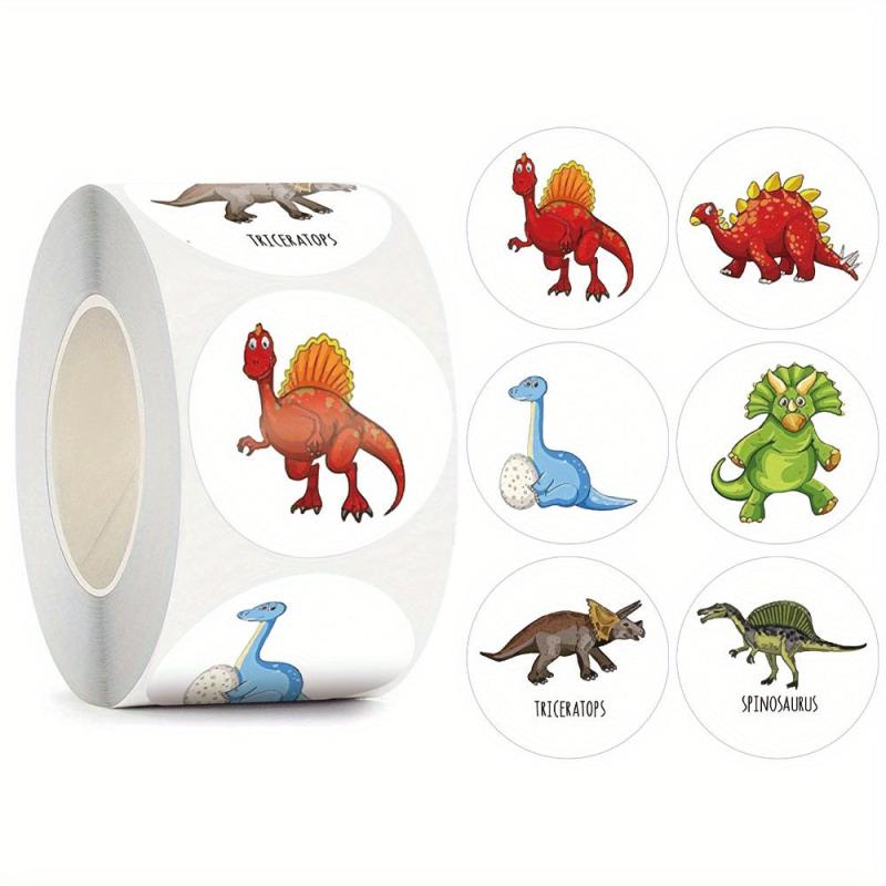 500pcs Dinosaur Pattern Stickers School Teacher Supplies