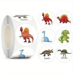 500pcs Dinosaur Pattern Stickers School Teacher Supplies