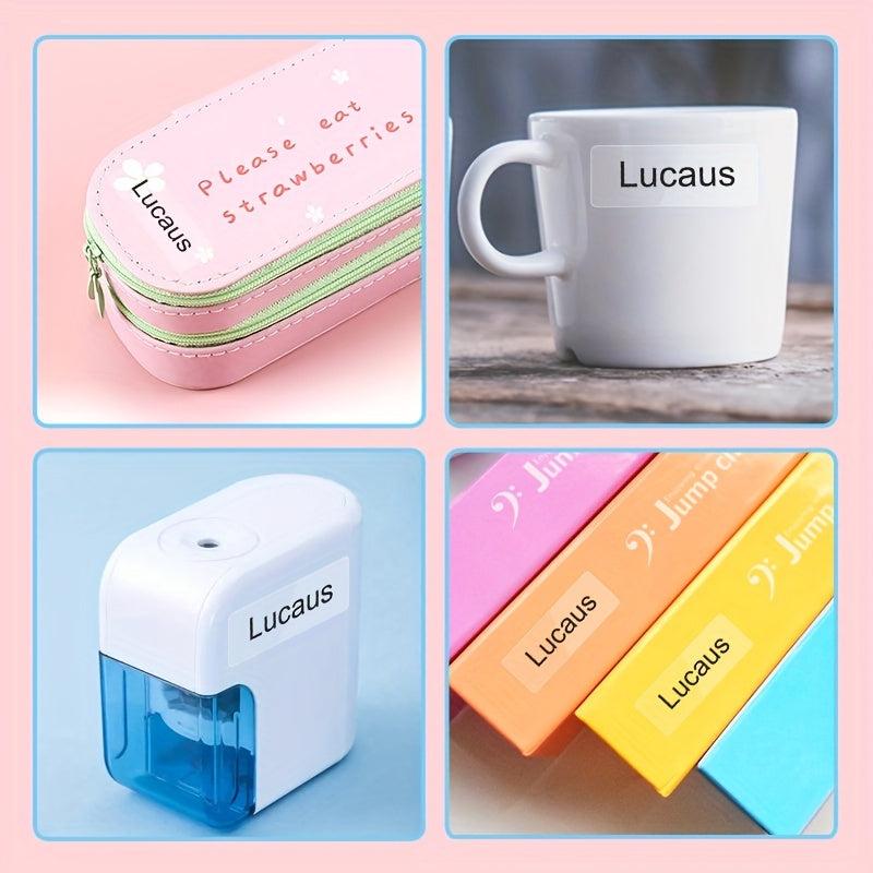 Custom Name Sticker Waterproof Office School Stationery Label