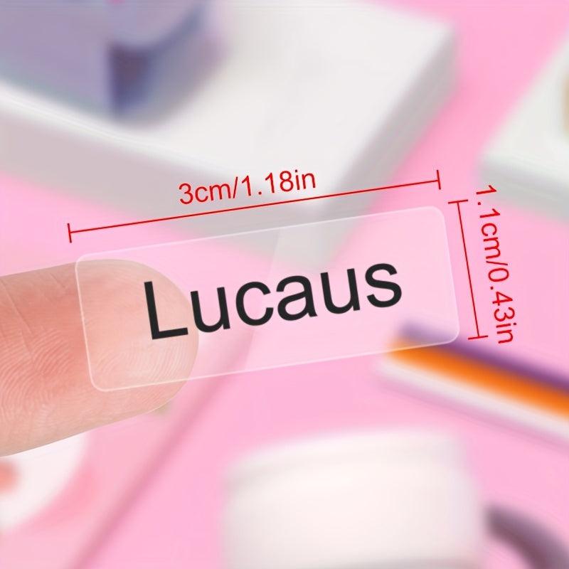 Custom Name Sticker Waterproof Office School Stationery Label