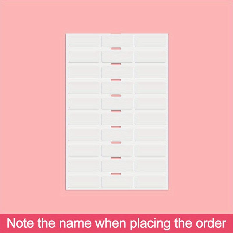 Custom Name Sticker Waterproof Office School Stationery Label