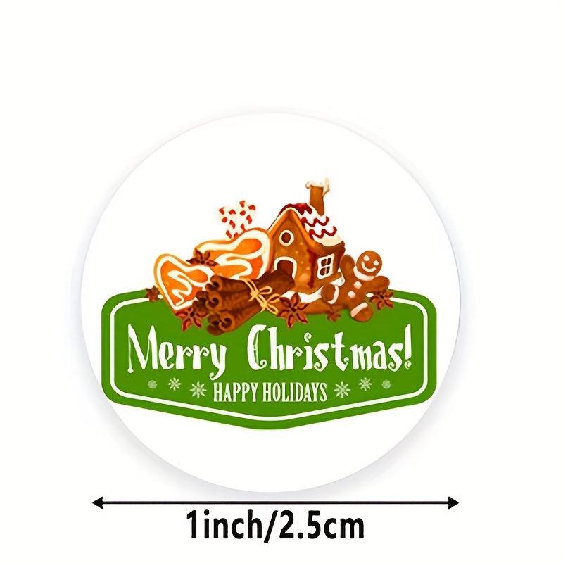 500 Christmas Stickers Decals Labels Decoration