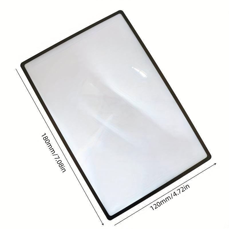 Full Page 17.78x11 Large Sheet Magnifier 3X Magnifying Glass Reading Aid