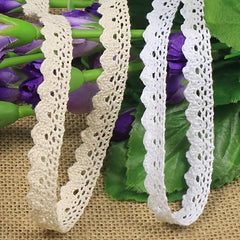 46 Yard Cotton Lace Trim DIY Costume Accessory Craft Ribbon