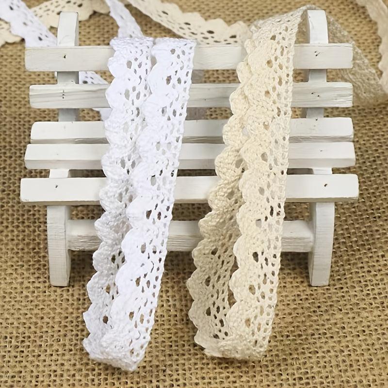 46 Yard Cotton Lace Trim DIY Costume Accessory Craft Ribbon