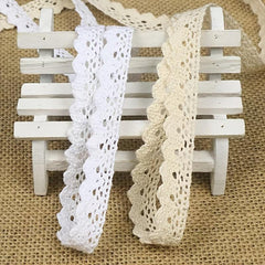 46 Yard Cotton Lace Trim DIY Costume Accessory Craft Ribbon