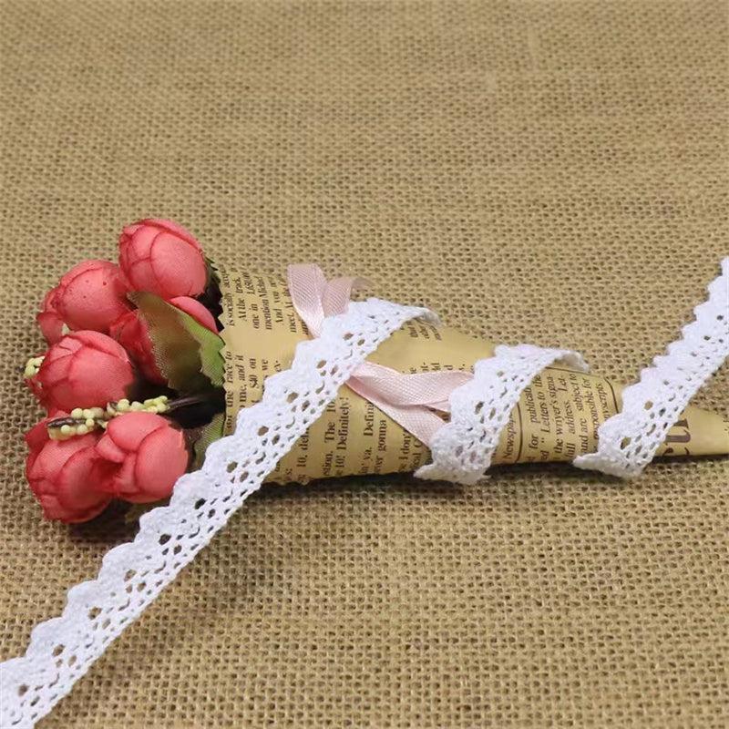 46 Yard Cotton Lace Trim DIY Costume Accessory Craft Ribbon