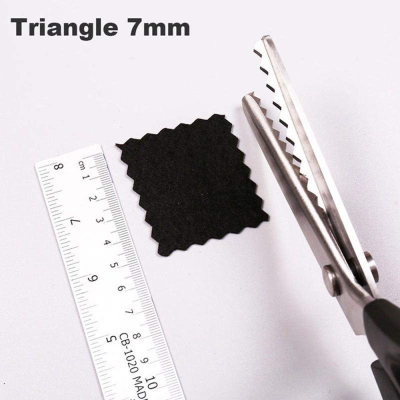 1pc Zigzag Scissors Sewing Embroidery Craft Cut Dressmaking Leather DIY Tool