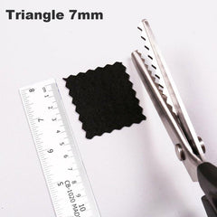 1pc Zigzag Scissors Sewing Embroidery Craft Cut Dressmaking Leather DIY Tool
