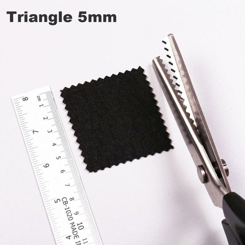1pc Zigzag Scissors Sewing Embroidery Craft Cut Dressmaking Leather DIY Tool