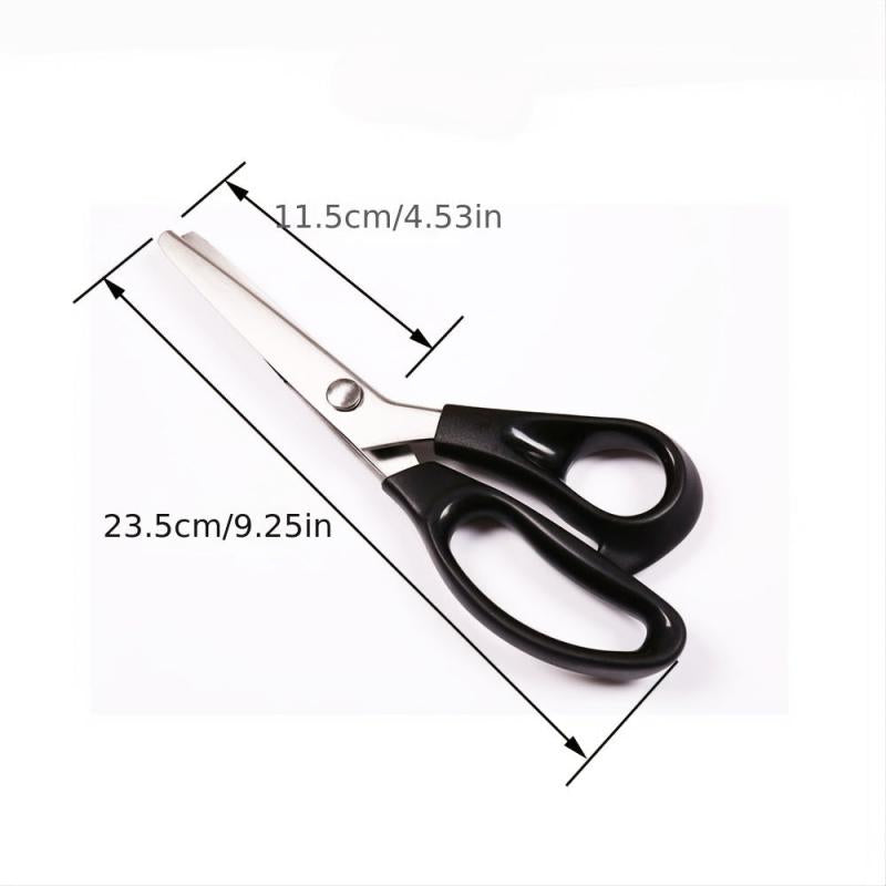 1pc Zigzag Scissors Sewing Embroidery Craft Cut Dressmaking Leather DIY Tool