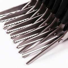 1pc Zigzag Scissors Sewing Embroidery Craft Cut Dressmaking Leather DIY Tool