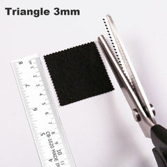 1pc Zigzag Scissors Sewing Embroidery Craft Cut Dressmaking Leather DIY Tool