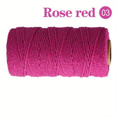 100M 109Yards 2mm Macrame Cord Rope String DIY Sewing Wedding Decor