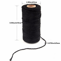 100M 109Yards 2mm Macrame Cord Rope String DIY Sewing Wedding Decor