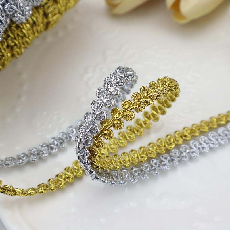 Silver Glitter Ribbon for DIY Card Gift Wrapping