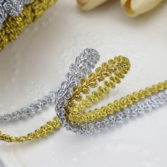 Silver Glitter Ribbon for DIY Card Gift Wrapping
