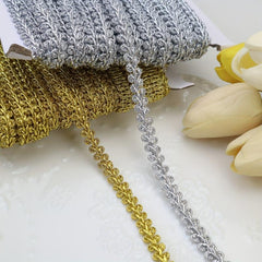Silver Glitter Ribbon for DIY Card Gift Wrapping