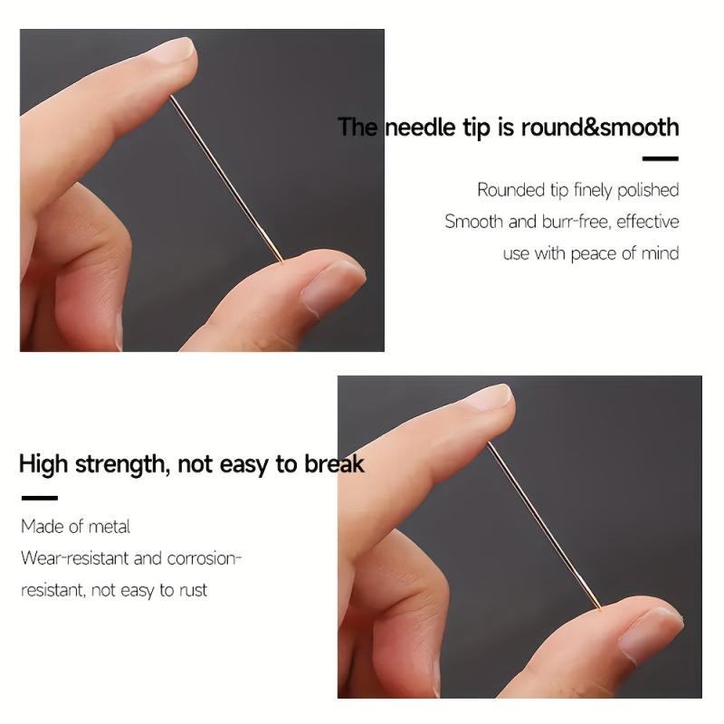 40pcs Big Hole Big Eye Needle Household Sewing Quilt Long Thick Needle