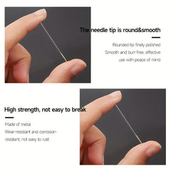 40pcs Big Hole Big Eye Needle Household Sewing Quilt Long Thick Needle