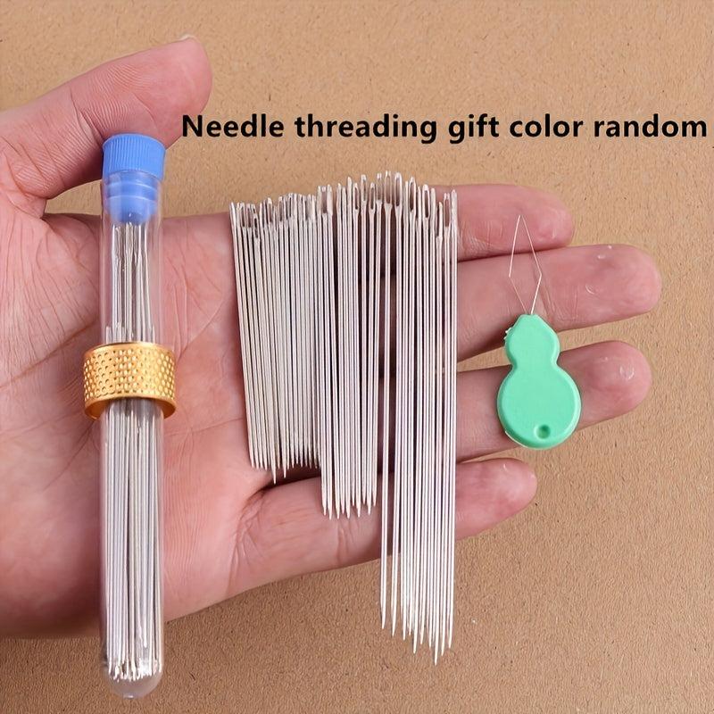40pcs Big Hole Big Eye Needle Household Sewing Quilt Long Thick Needle