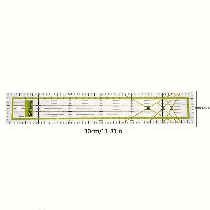Clear Sewing Ruler Patchwork Ruler With Grid Lines Tailor Yardstick