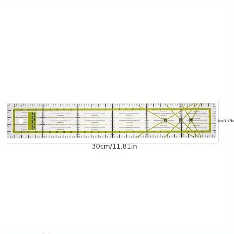 Clear Sewing Ruler Patchwork Ruler With Grid Lines Tailor Yardstick