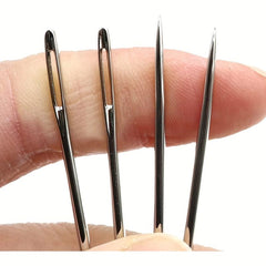 25pcs Large Eye Sewing Needles With Needle Case