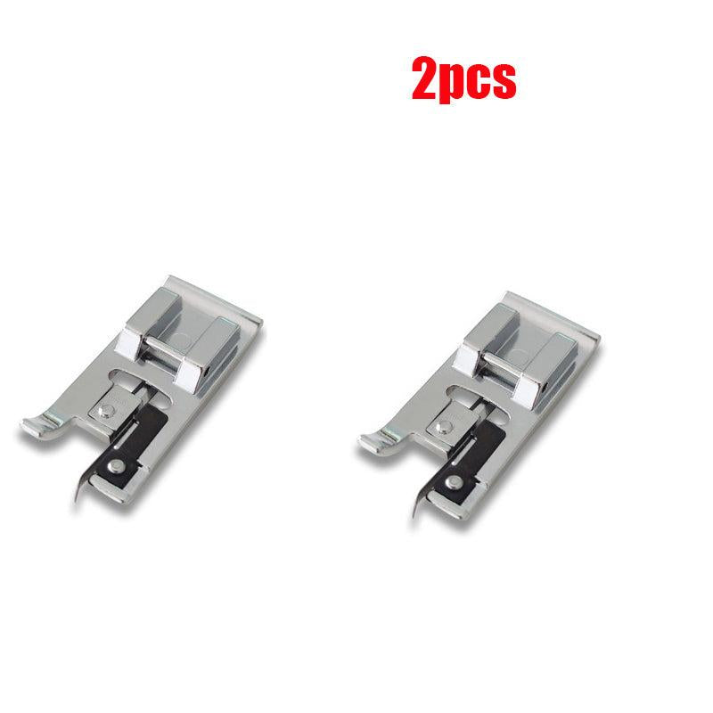 2pcs Household Sewing Machine Selvedge Presser Foot Set