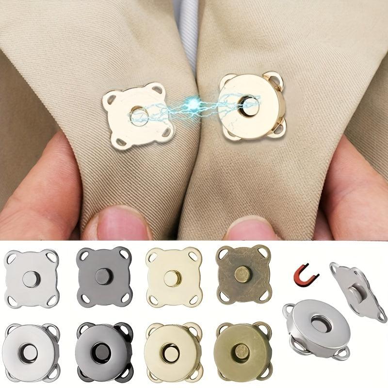 5 Pairs 8 Pairs Magnetic Absorb Invisible Sub Mother Buckle DIY Plum Blossom