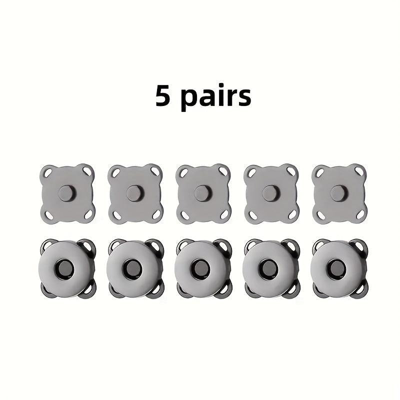 5 Pairs 8 Pairs Magnetic Absorb Invisible Sub Mother Buckle DIY Plum Blossom
