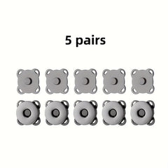 5 Pairs 8 Pairs Magnetic Absorb Invisible Sub Mother Buckle DIY Plum Blossom