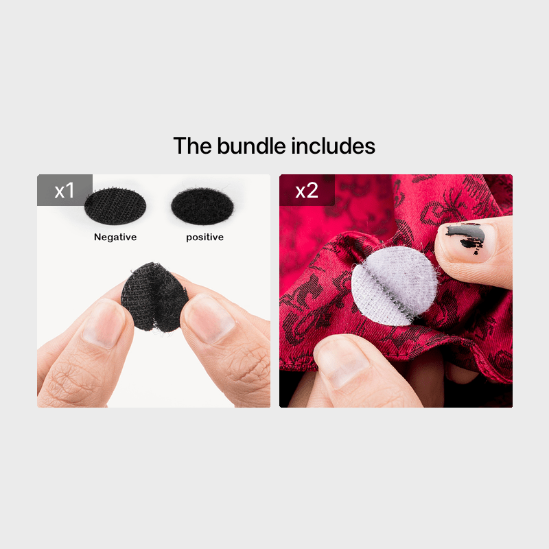 24pcs Small Dot Stickers Adhesive Dots for Bedding & Clothing Buttons