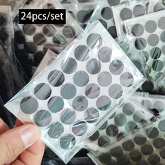 24pcs Small Dot Stickers Adhesive Dots for Bedding & Clothing Buttons