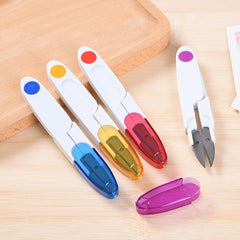 1pc U-shaped Thread Scissors Cross Stitch Stainless Steel Scissors