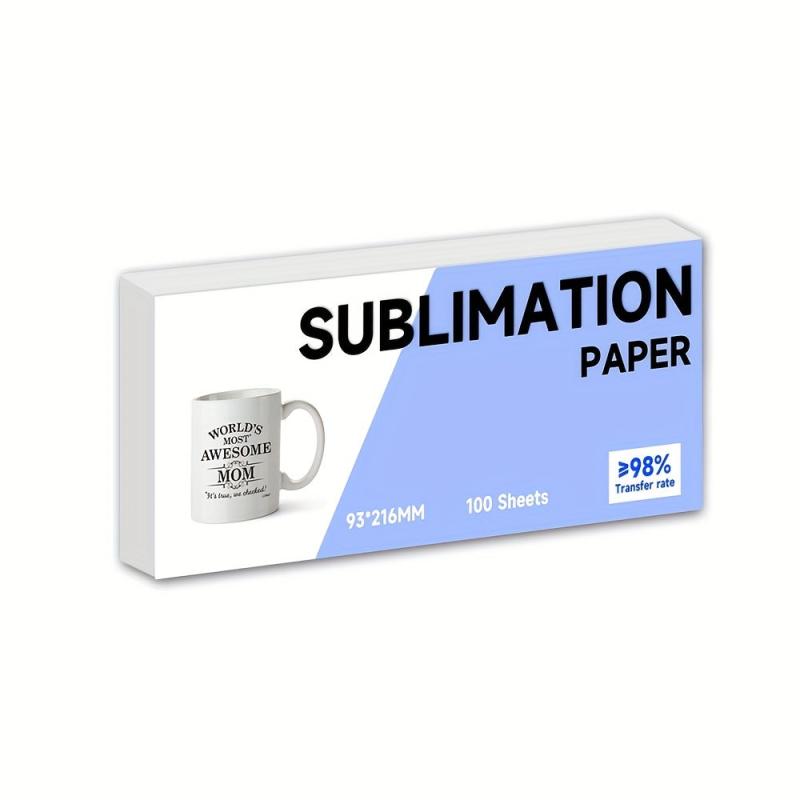 100pcs Sublimation Paper For 11oz Mug Small Size Any Inkjet Printer