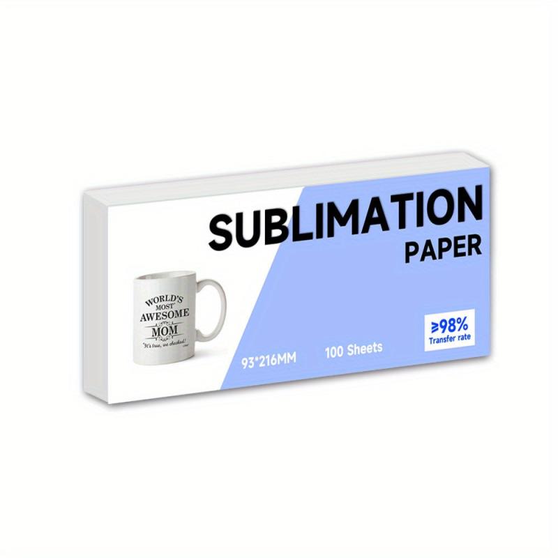 100pcs Sublimation Paper For 11oz Mug Small Size Any Inkjet Printer