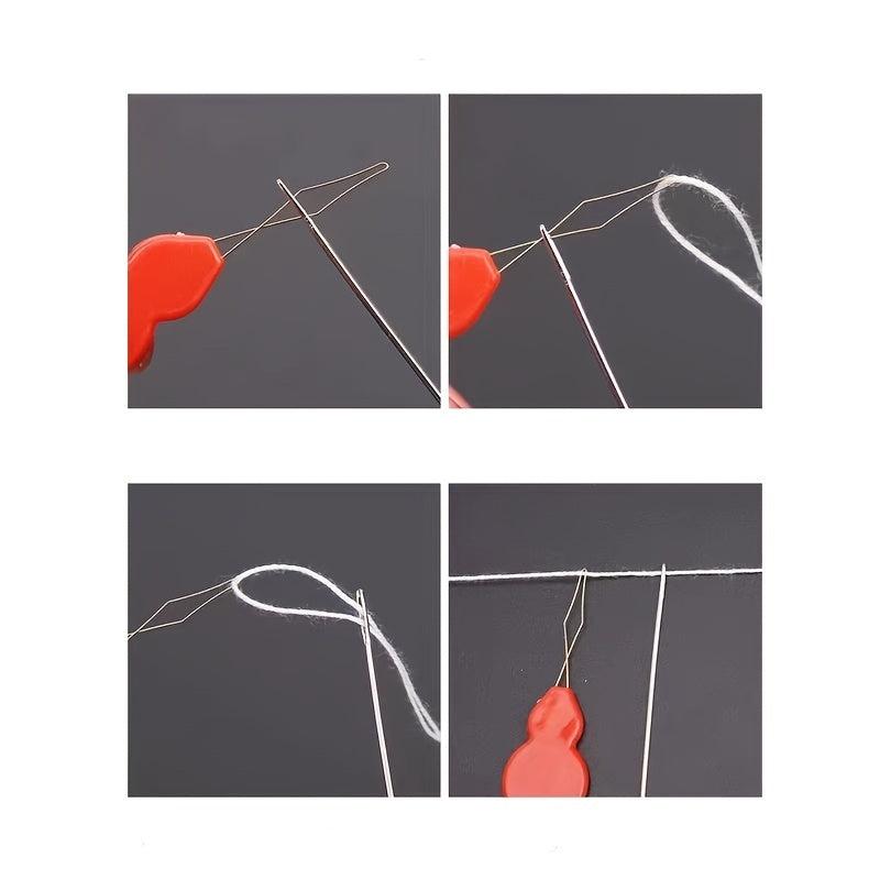 Plastic Hand Sewing Needle Threader Set DIY Threading Tool - 10 30 50pcs